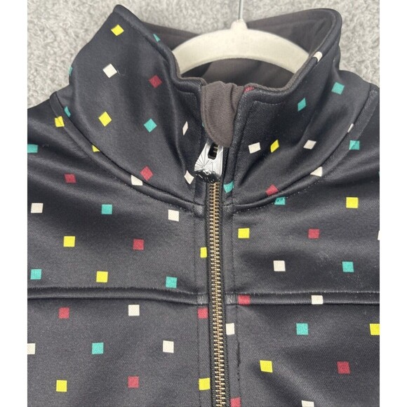 BURTON Dry ride Blk Square Multicolor Women’s Small Full Zip Jacket - Picture 4 of 9
